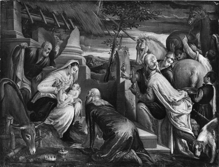  2-Leandro Dal Ponte, detto Bassano-Adorazione dei Magi - Princeton University Art Museum 